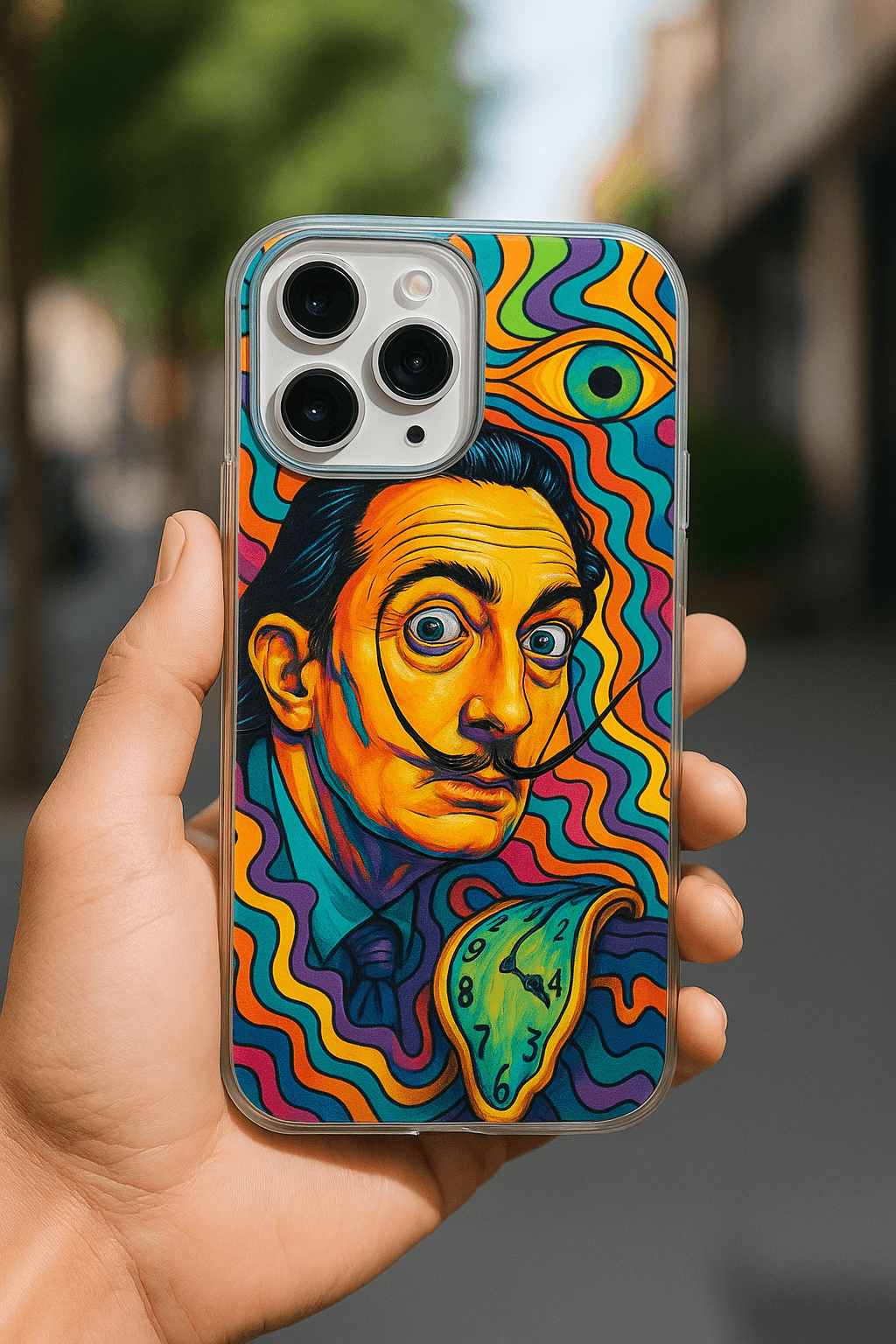 Phone case with Salvador Dali