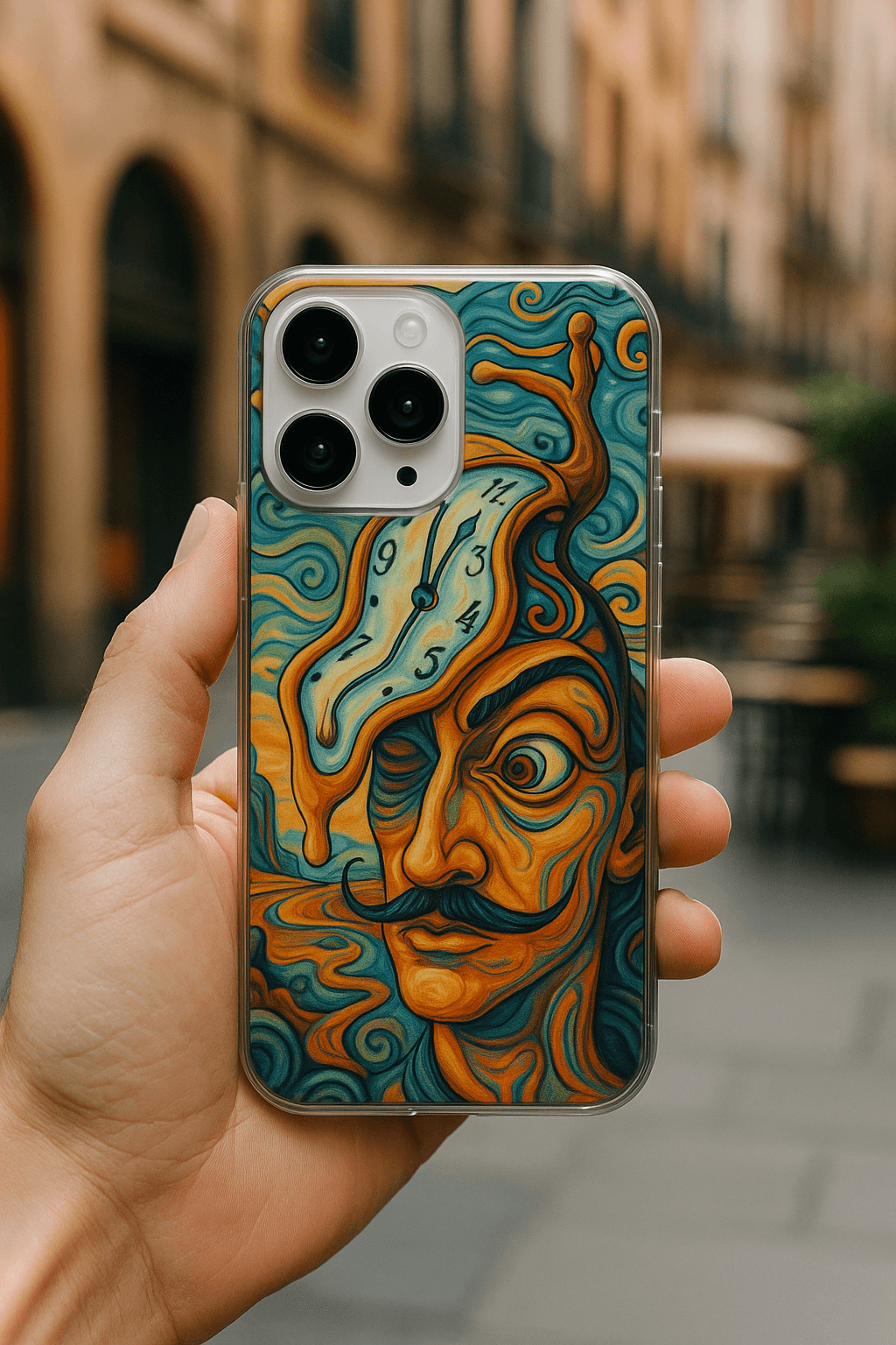 Phone case with Salvador Dali
